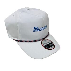 NEW! Broncos Snapback Hat Cap Imperial Junior Fit White